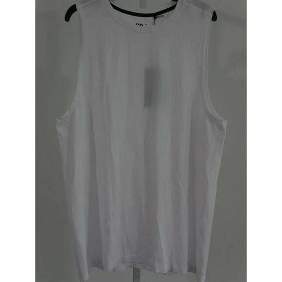 VRST Men's Circuit Seamless Space Dye UPF 30+ Tank Top Pure White L - Picture 2 of 6